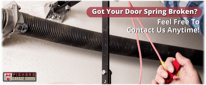 Broken Garage Door Spring Fishers IN